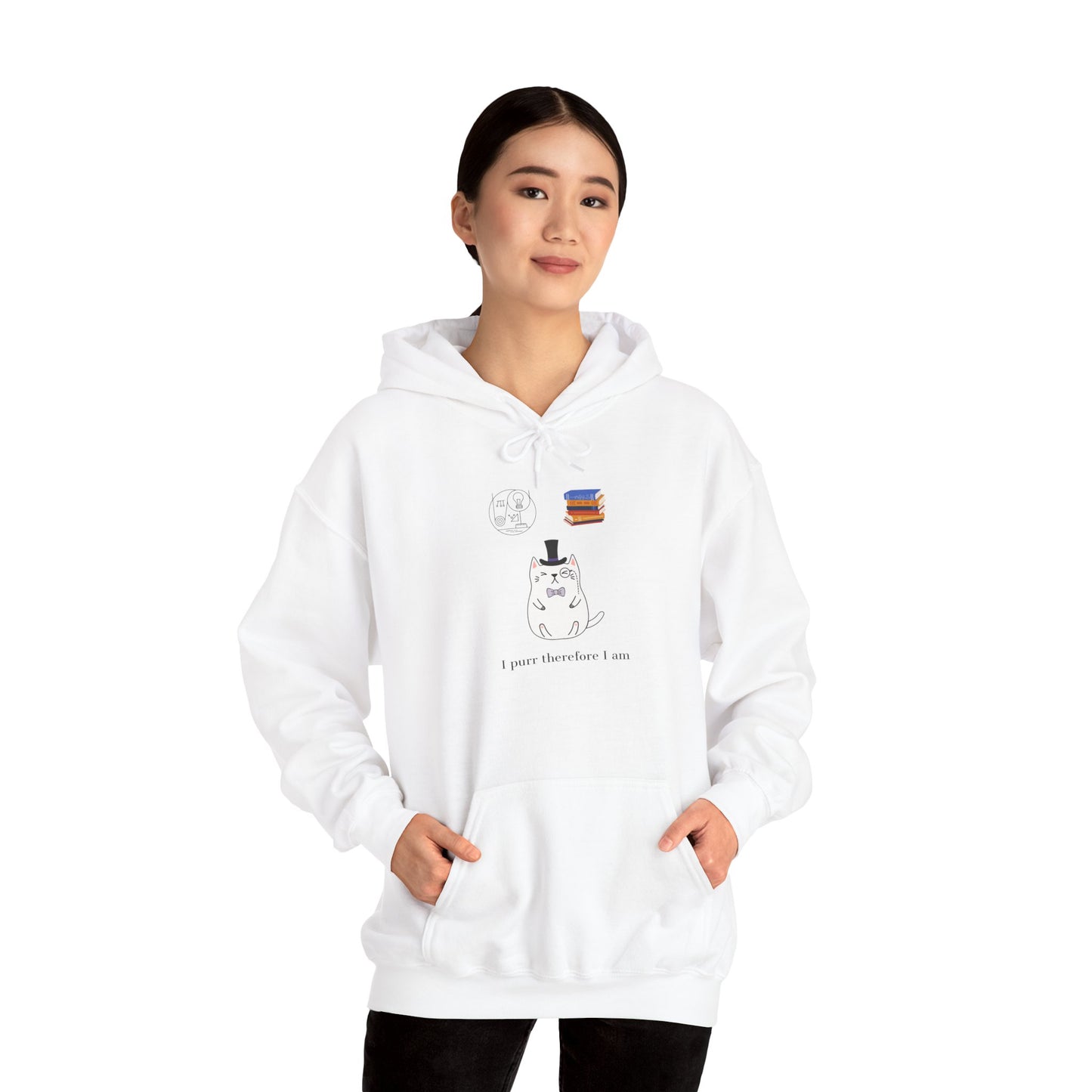 The Purrlosopher Hoodie – Philosopher Cat Sweatshirt