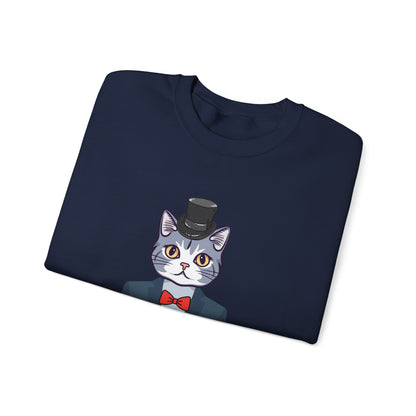 Mr. Cat Dad Sweatshirt – Logo Crew Neck for Cat Lovers