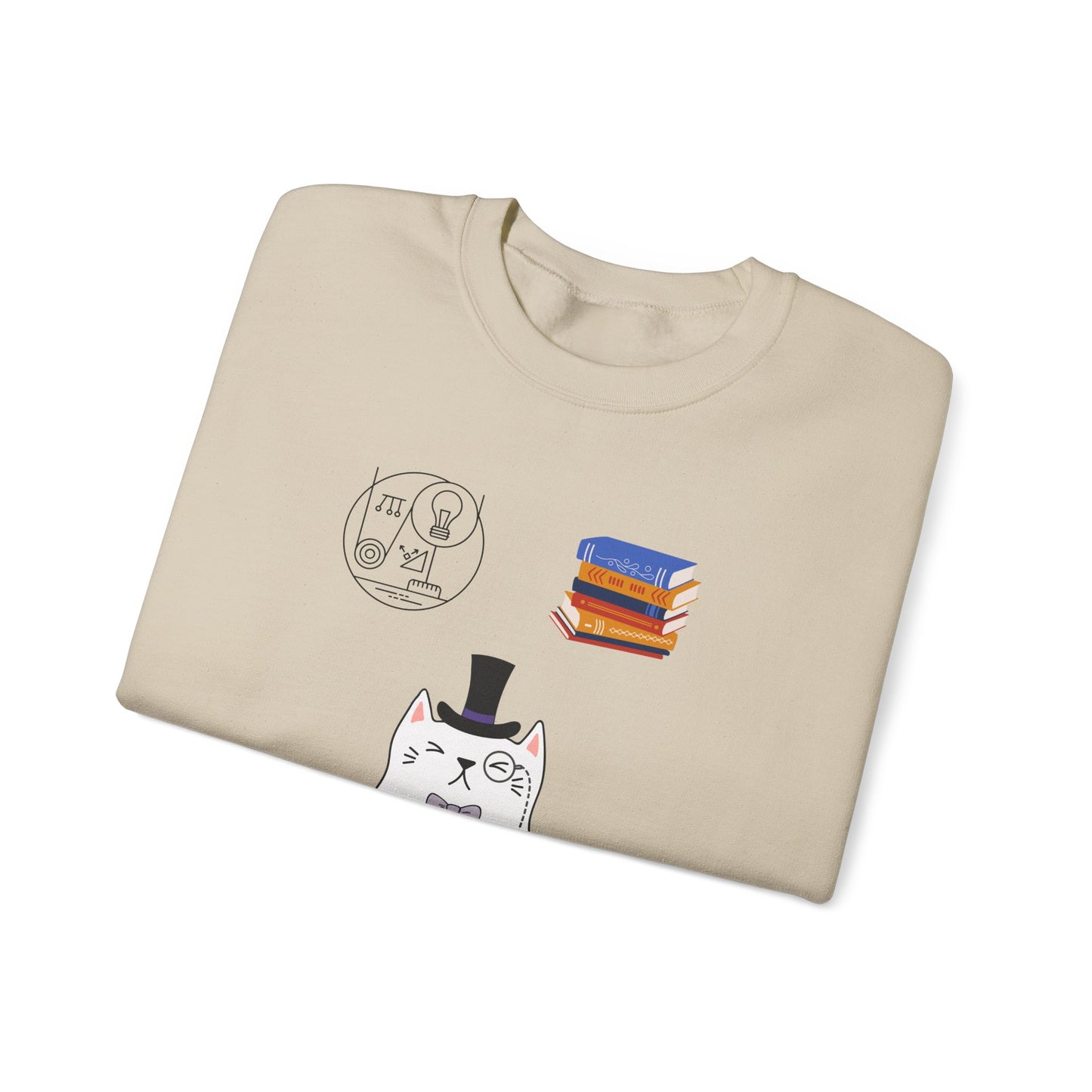 The Purrlosopher Sweatshirt – Cat Philosopher Crew Neck