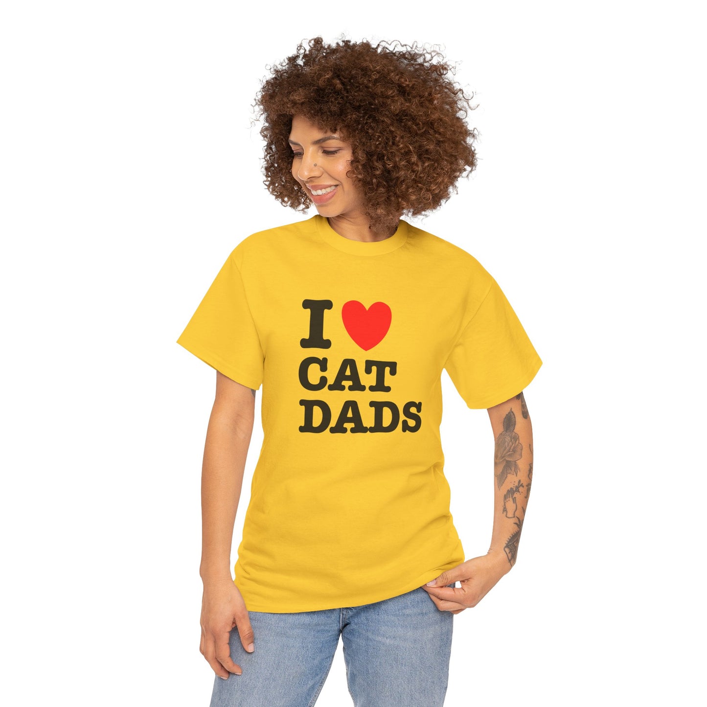 I Love Cat Dads T-Shirt – Bold Statement Tee