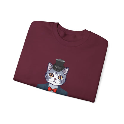 Mr. Cat Dad Sweatshirt – Logo Crew Neck for Cat Lovers