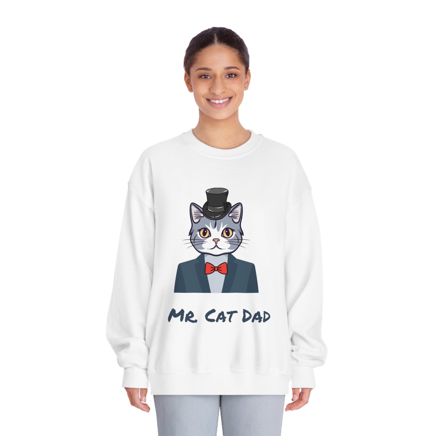 Mr. Cat Dad | Crew Neck Sweatshirt