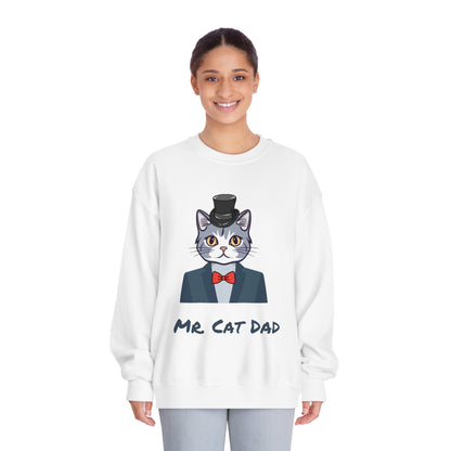 Mr. Cat Dad | Crew Neck Sweatshirt