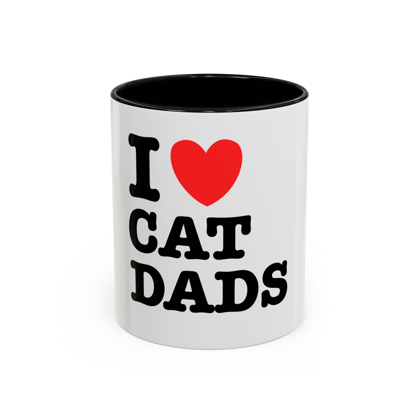 I Love Cat Dads Coffee Mug – 11oz Ceramic Mug
