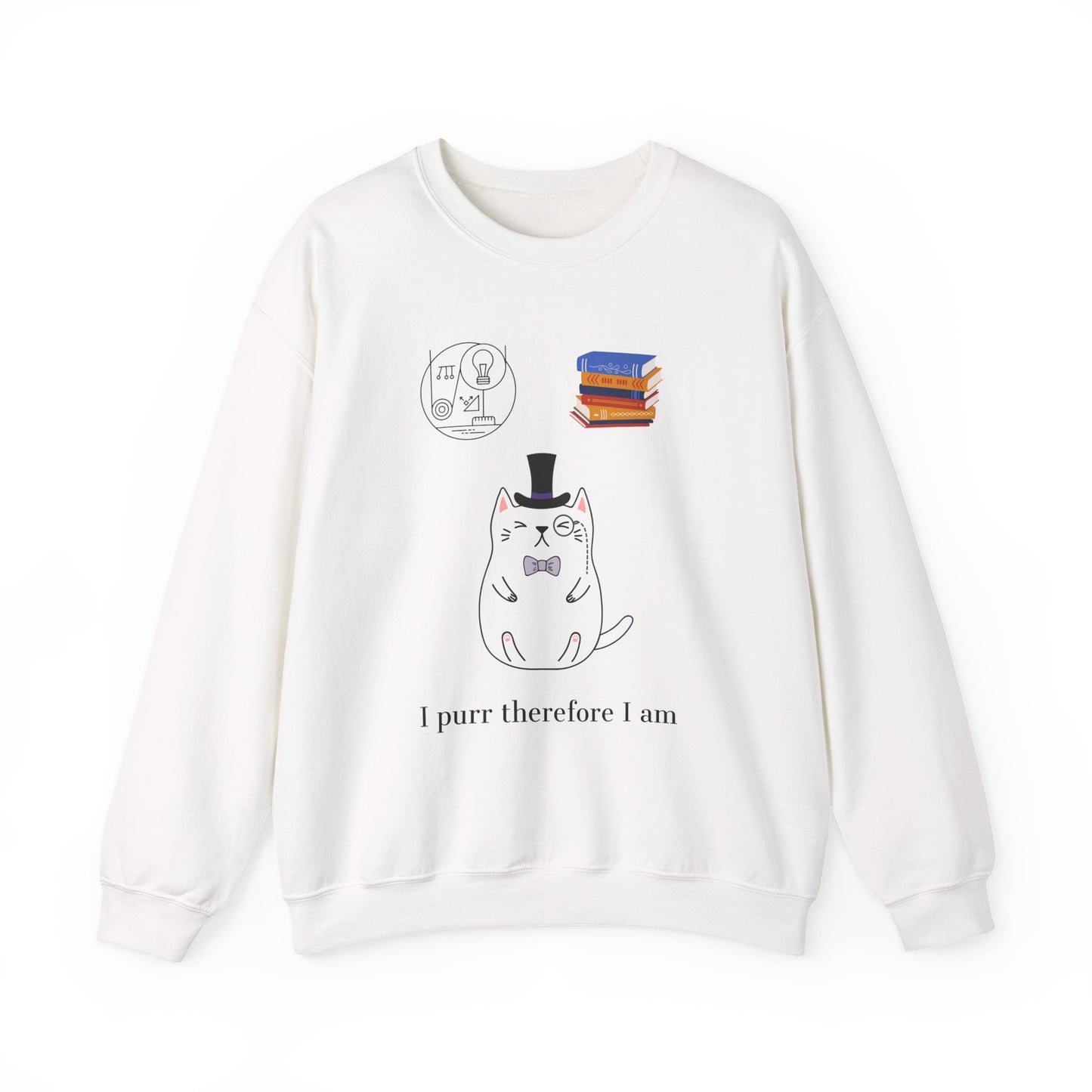The Purrlosopher Sweatshirt – Cat Philosopher Crew Neck