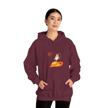 Lost in the Galaxy Hoodie – Space Cat-Inspired Sweatshirt