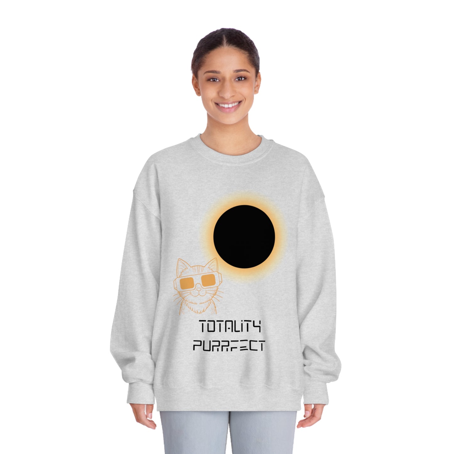 Totality Purrfect | Crew Neck Sweatshirt