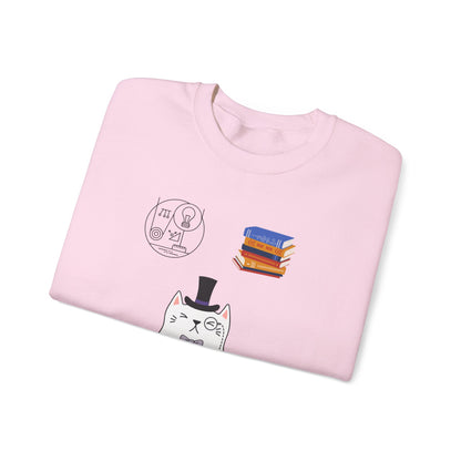 The Purrlosopher Sweatshirt – Cat Philosopher Crew Neck