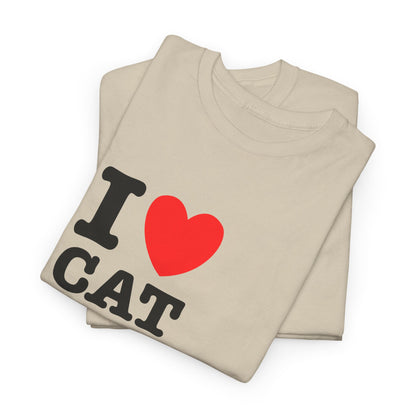 I Love Cat Moms T-Shirt – Bold Statement Tee