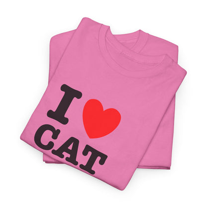 I Love Cat Dads T-Shirt – Bold Statement Tee