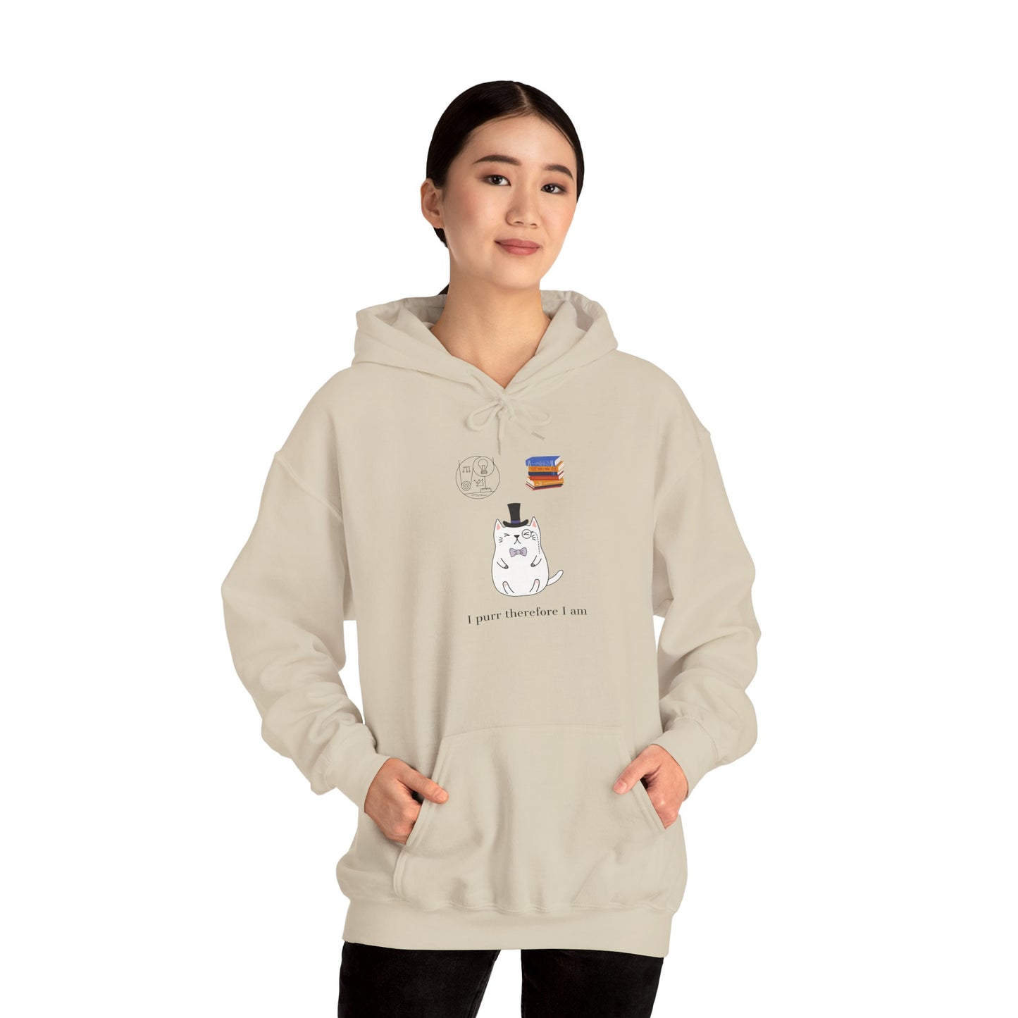 The Purrlosopher Hoodie – Philosopher Cat Sweatshirt