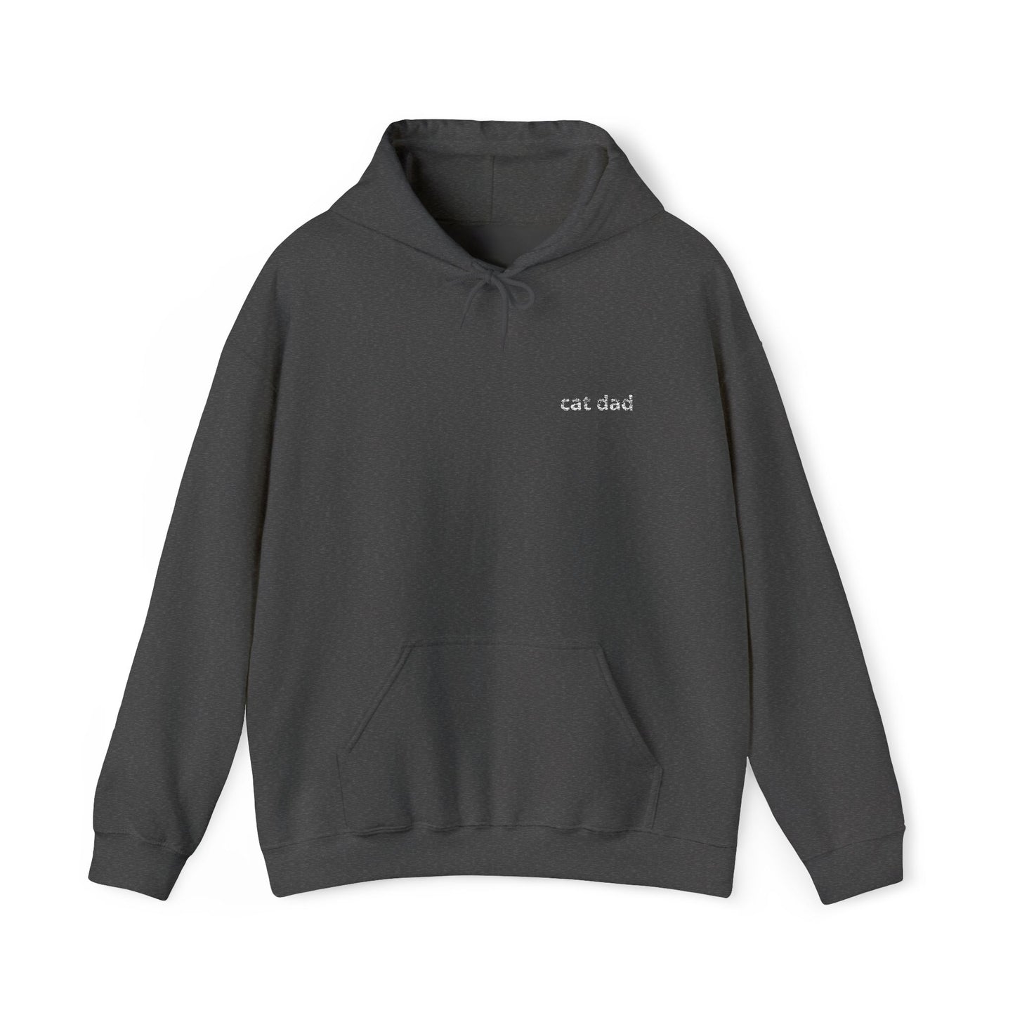Cat Dad Hoodie – Embroidered Text Pullover