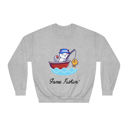 Gone Fishing | Crew Neck Sweatshirt