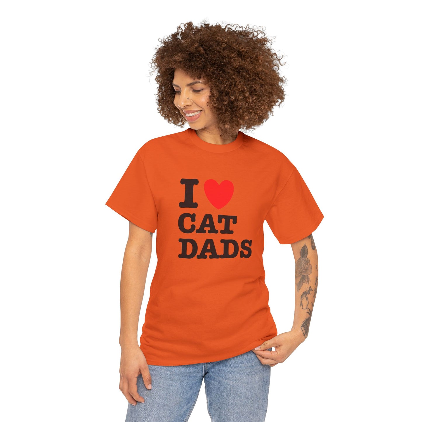 I Love Cat Dads T-Shirt – Bold Statement Tee