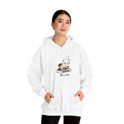 Meow Mix Hoodie – Cat and Music Lover Sweatshirt
