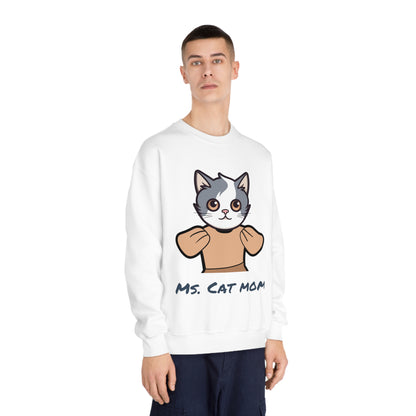 Ms. Cat Mom | Crew Neck Sweatshirt