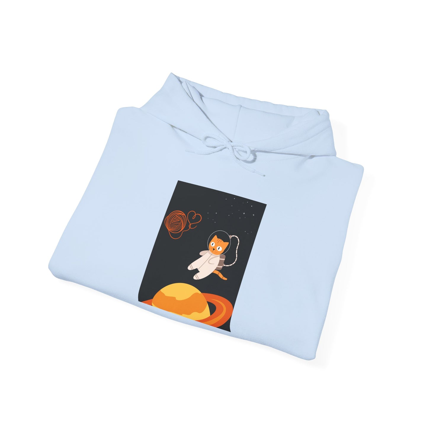 Lost in the Galaxy Hoodie – Space Cat-Inspired Sweatshirt