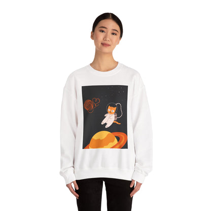 Lost in the Galaxy Sweatshirt – Cat in Space Crew Neck
