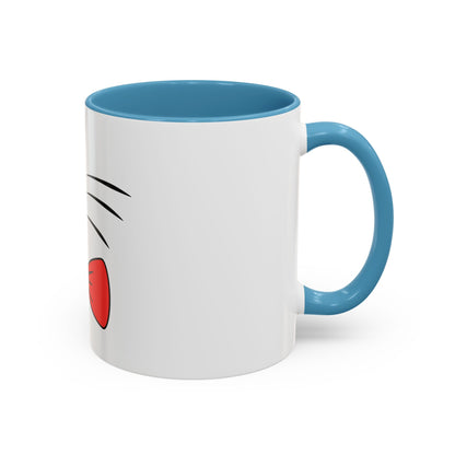Whisker Sipper Cat Mug – Two-Tone Coffee Cup with Whisker Design