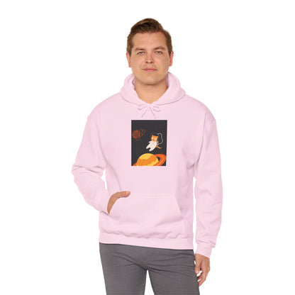 Lost in the Galaxy Hoodie – Space Cat-Inspired Sweatshirt
