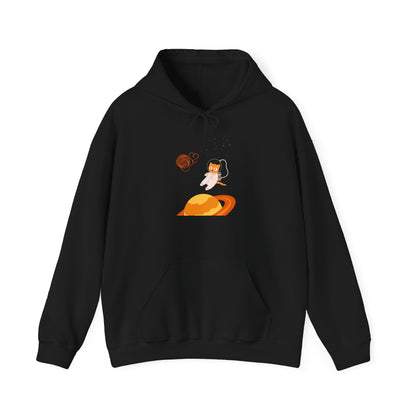 Lost in the Galaxy Hoodie – Space Cat-Inspired Sweatshirt