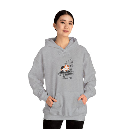 Meow Mix Hoodie – Cat and Music Lover Sweatshirt