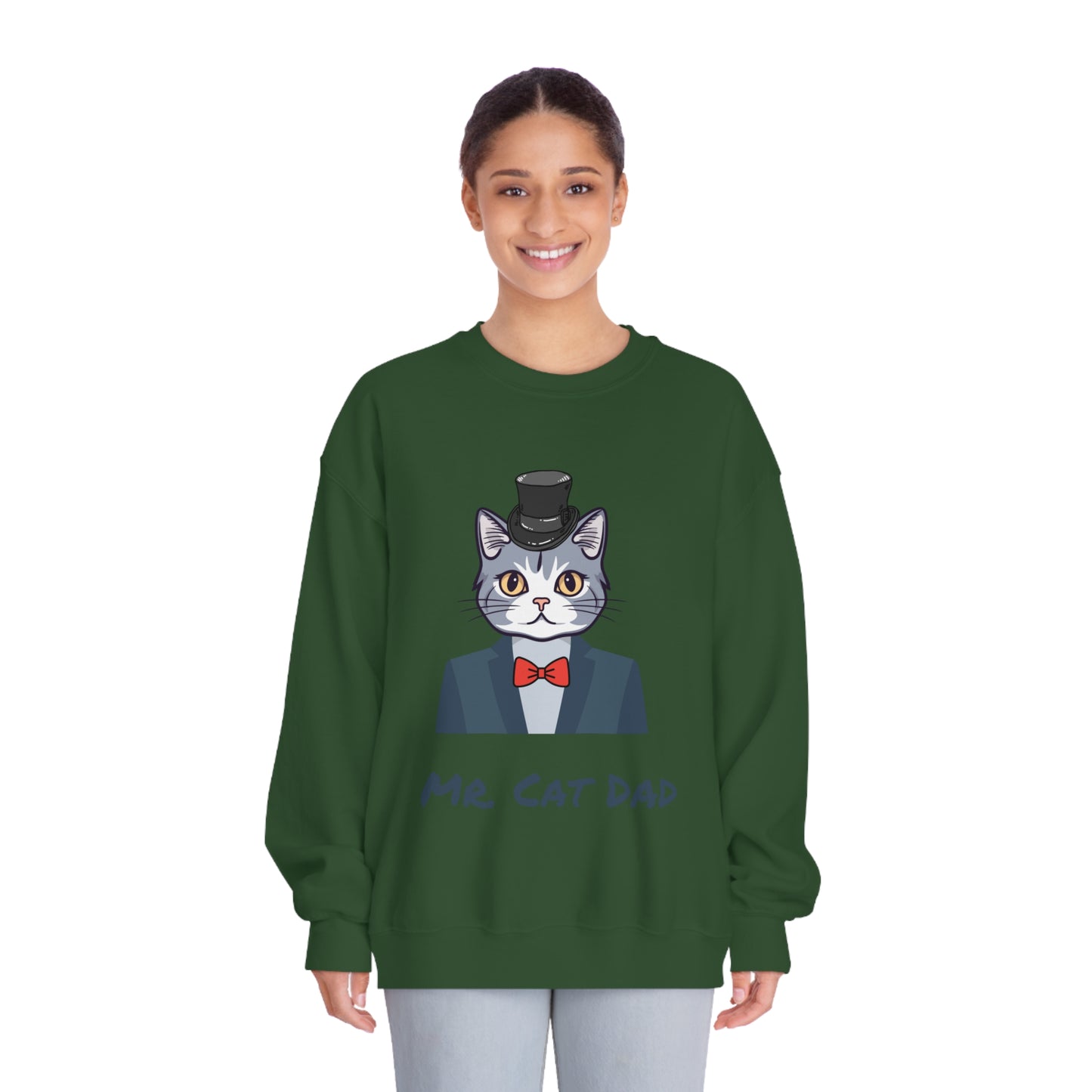 Mr. Cat Dad | Crew Neck Sweatshirt